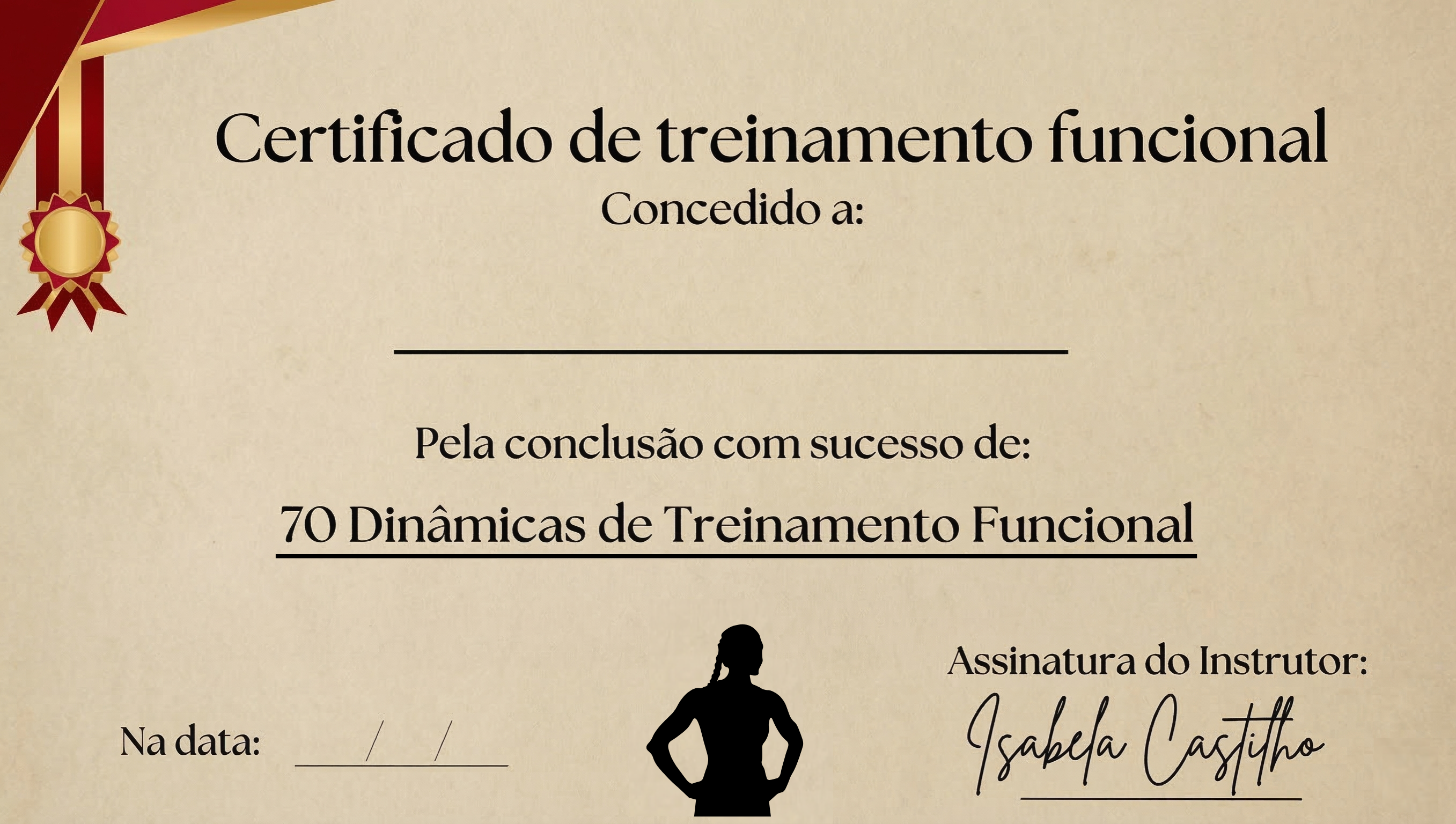 Certificado de Treinamento Funcional